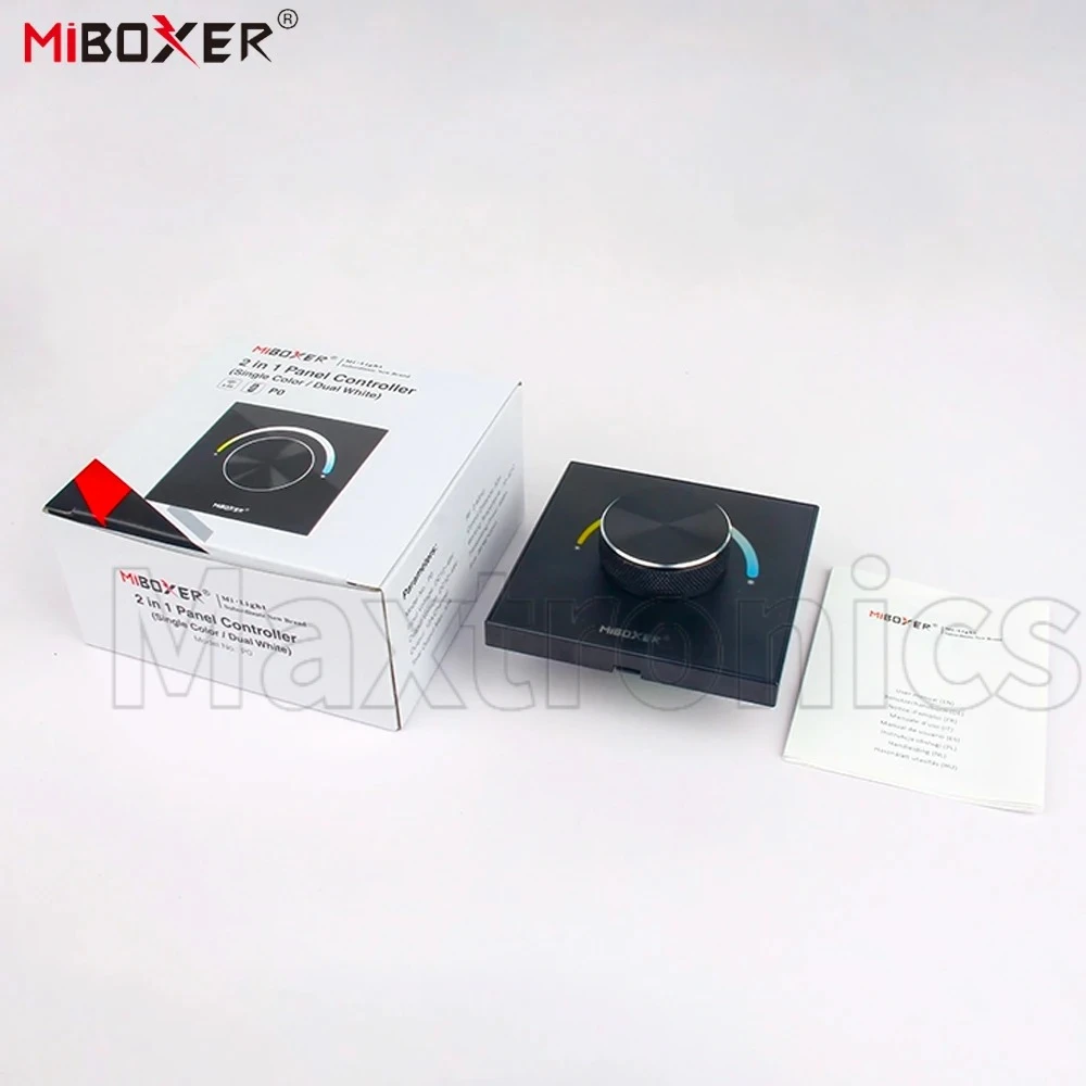 Miboxer P0 Knob Smart Tuya 86 Panel Remote DC12-48V For LED Lamp/Strip Color Temperature Brightness Dimming Switch Controller