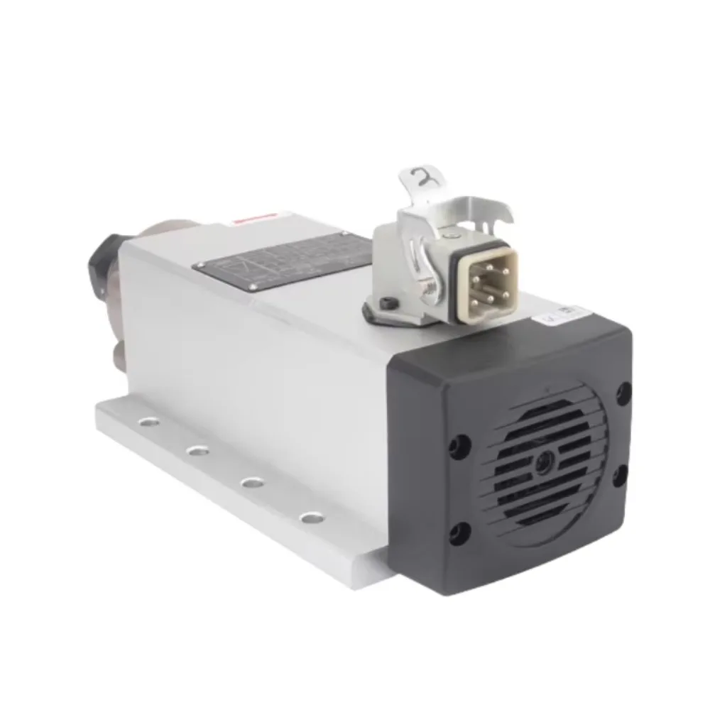 Motor woodworking engraving machine accessories Air-cooled square spindle 220v/380v 2.2kw 400hz