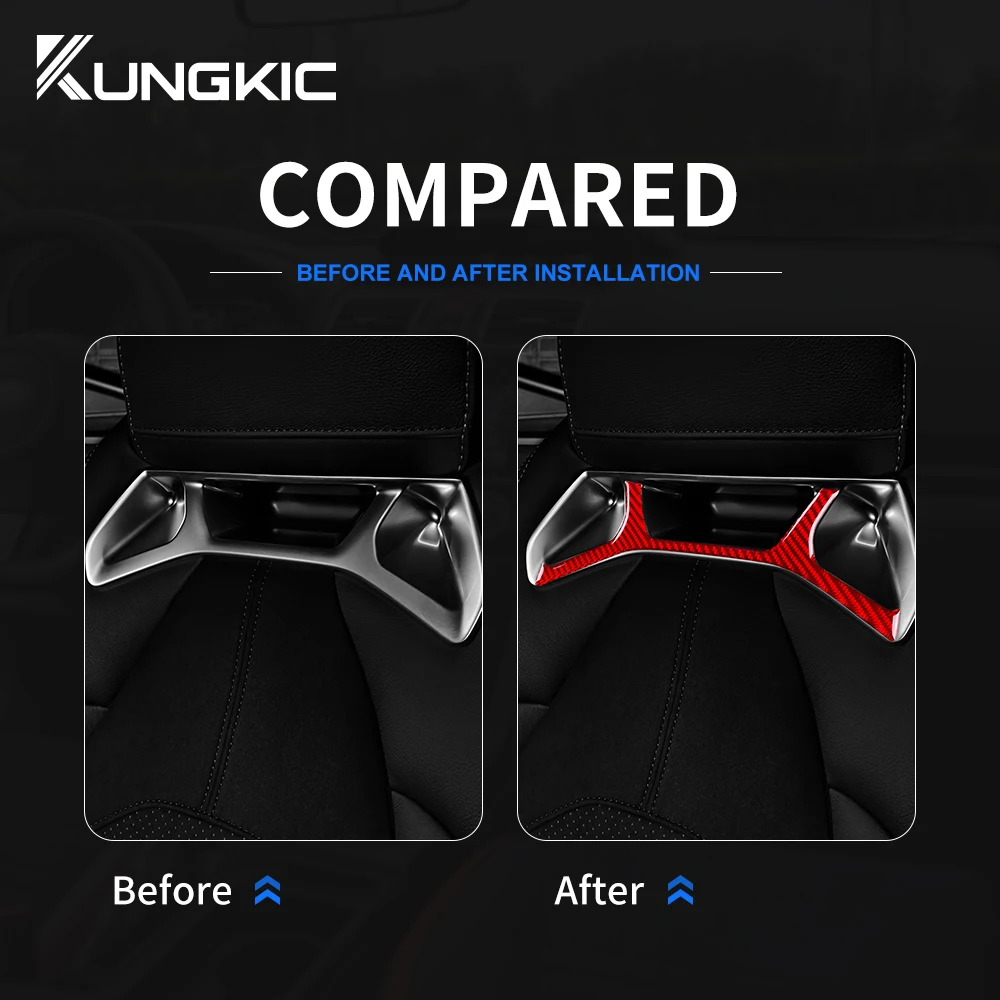 

For Toyota Supra GR A90 A91 MK5 2019 2020 2021 2022 RHD LHD Car Seat Headrest Real Soft Carbon Fiber Sticker Interior Accessory