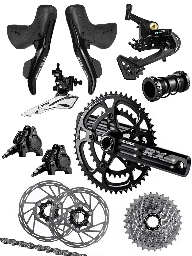 AliExpress LTWOO  R9 2x11s Hydraulic Disc + ZRACE Crank Cassette SUMC & DYC Chain, 22speed Road Groupset, for Road Bike / R7020 R8020