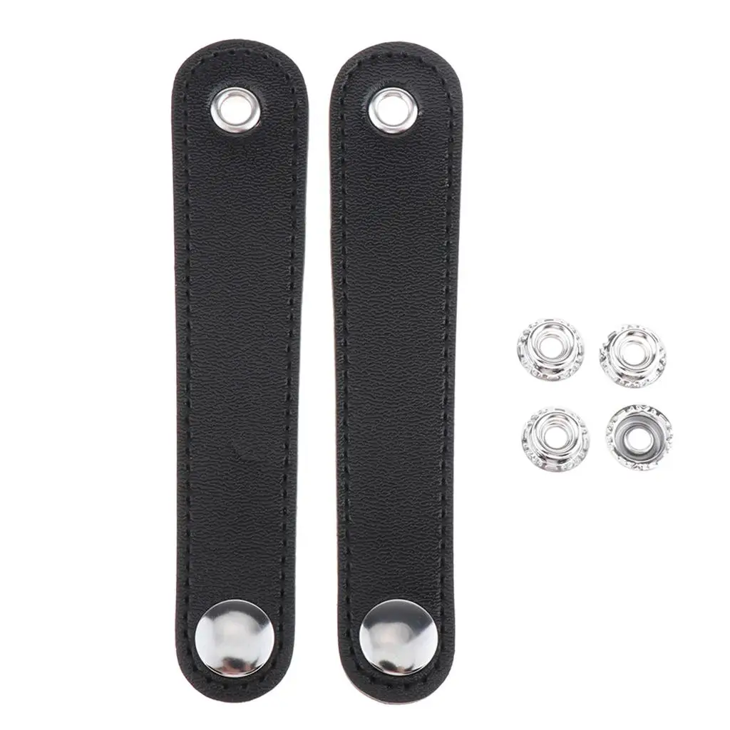 Correa de fuelle de acordeón, cierre de cinturón de bajo de cuero PU duradero, Hardware para accesorios de fuelle de acordeón