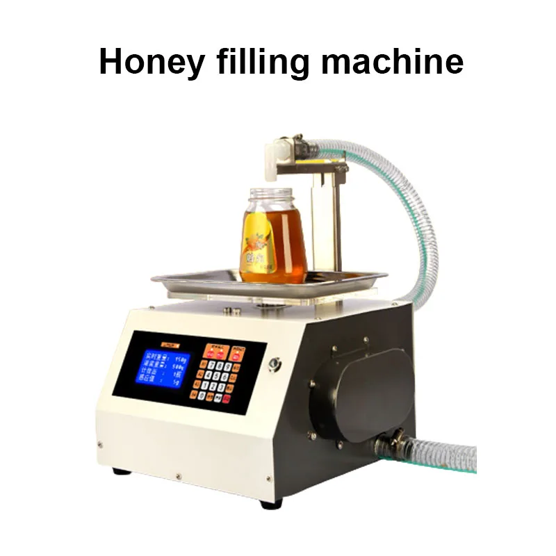 Automatic CNC Weighing And Quantitative Filling Machine Juice Milk Honey Tahini Paste Pear Oil Viscous Fluid Filling Machine