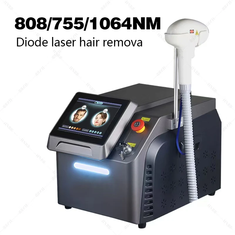 

Free Shipping Factory Price 808/755/1064nm Painless Permanent Faster Diode Hair Laser Removal Machine