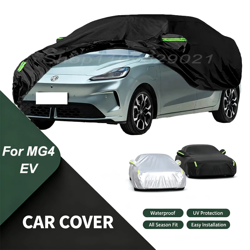 Car Cover For MG4 EV Waterproof Dustproof Outdoor Protection, UV Snow Sun Resistant Auto Exterior Cover Car Sunshade
