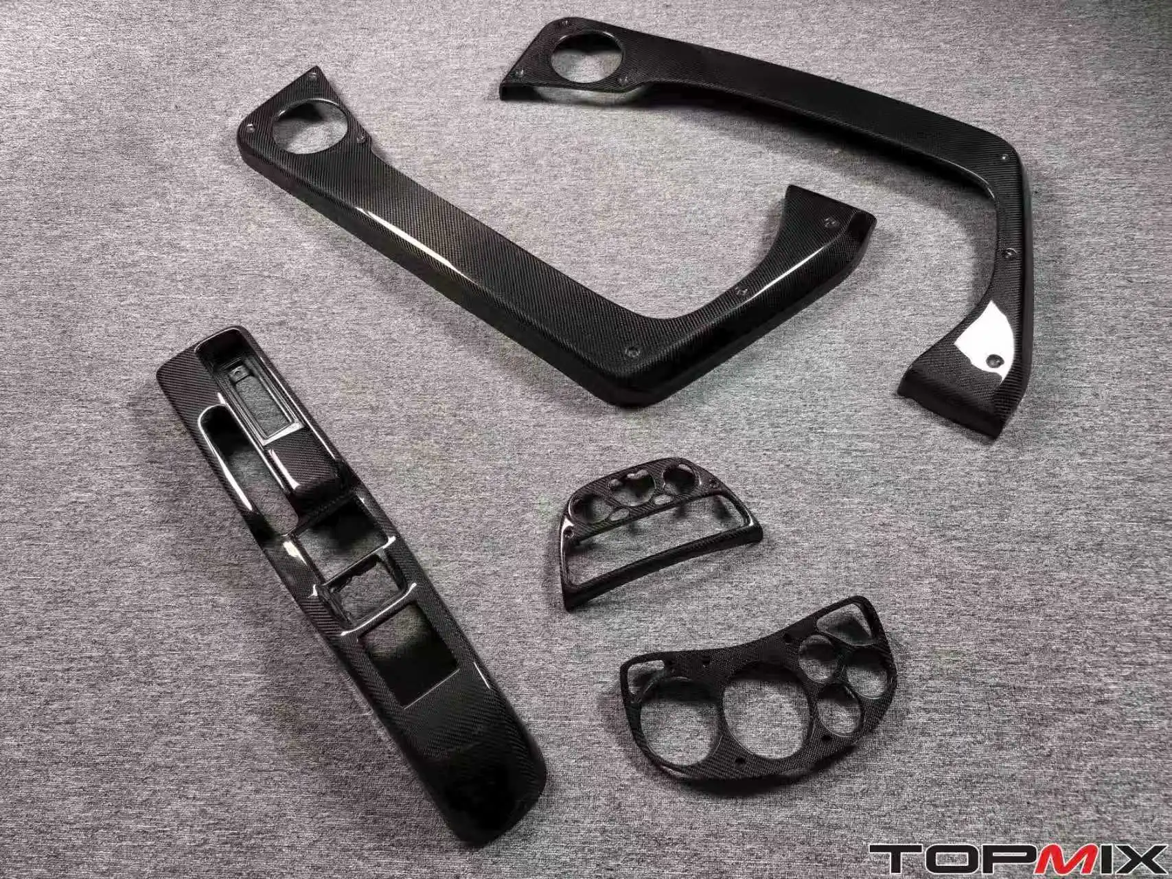 Panel de cubierta superpuesta de interiores de fibra de carbono Real apto para Ferrari F360 360 Modena