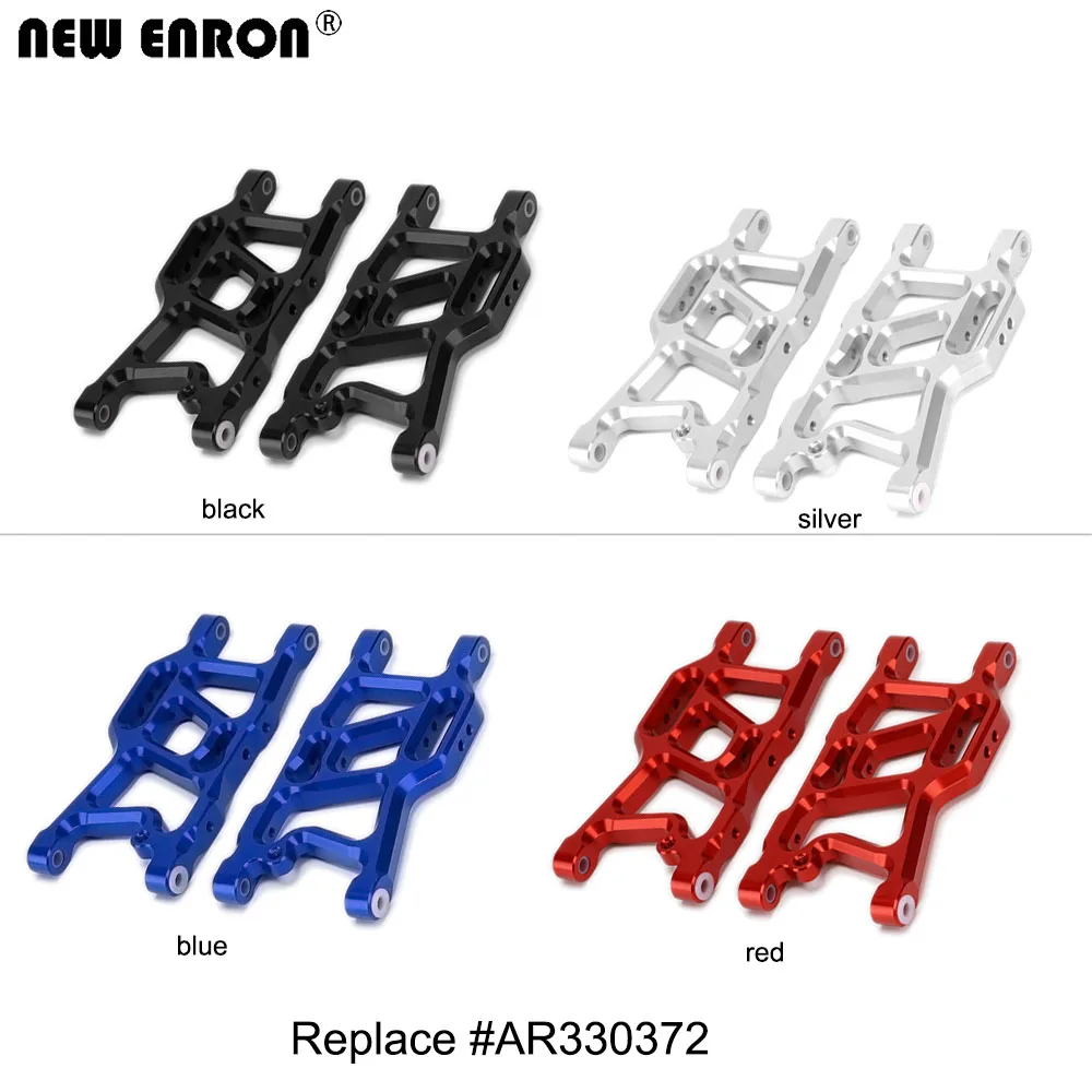 Aleación CNC 6061 # AR330372 brazos de suspensión inferiores traseros para coche teledirigido 1/10 ARRMA Seton AR106007 AR102654 AR102673 6S BLX