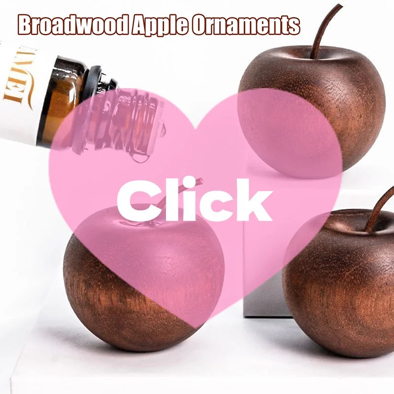 

1PCS Of Wooden Apple Shaped Essential Oil Diffuser Fragrance Diffuser Suitable For Home Bathroom Car Decoration