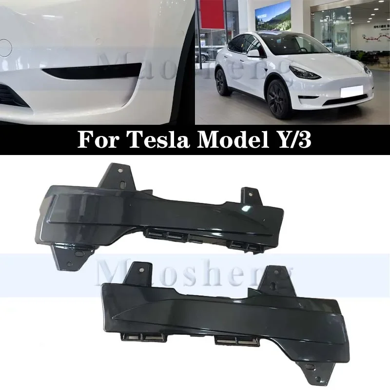 

Передний бампер, противотуманная фоторамка для Tesla Model Y/3, передняя противотуманная рамка для противотуманных фар, рамка для противотуманных фар