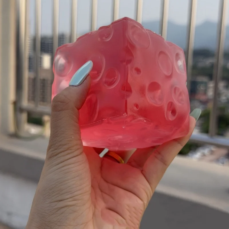 Honey Cheese Squeeze Toy Sensory Stress Relief Fidget Toys Soft Slow Rebound Comfortable Squeezing Touch Stress Relief Ball