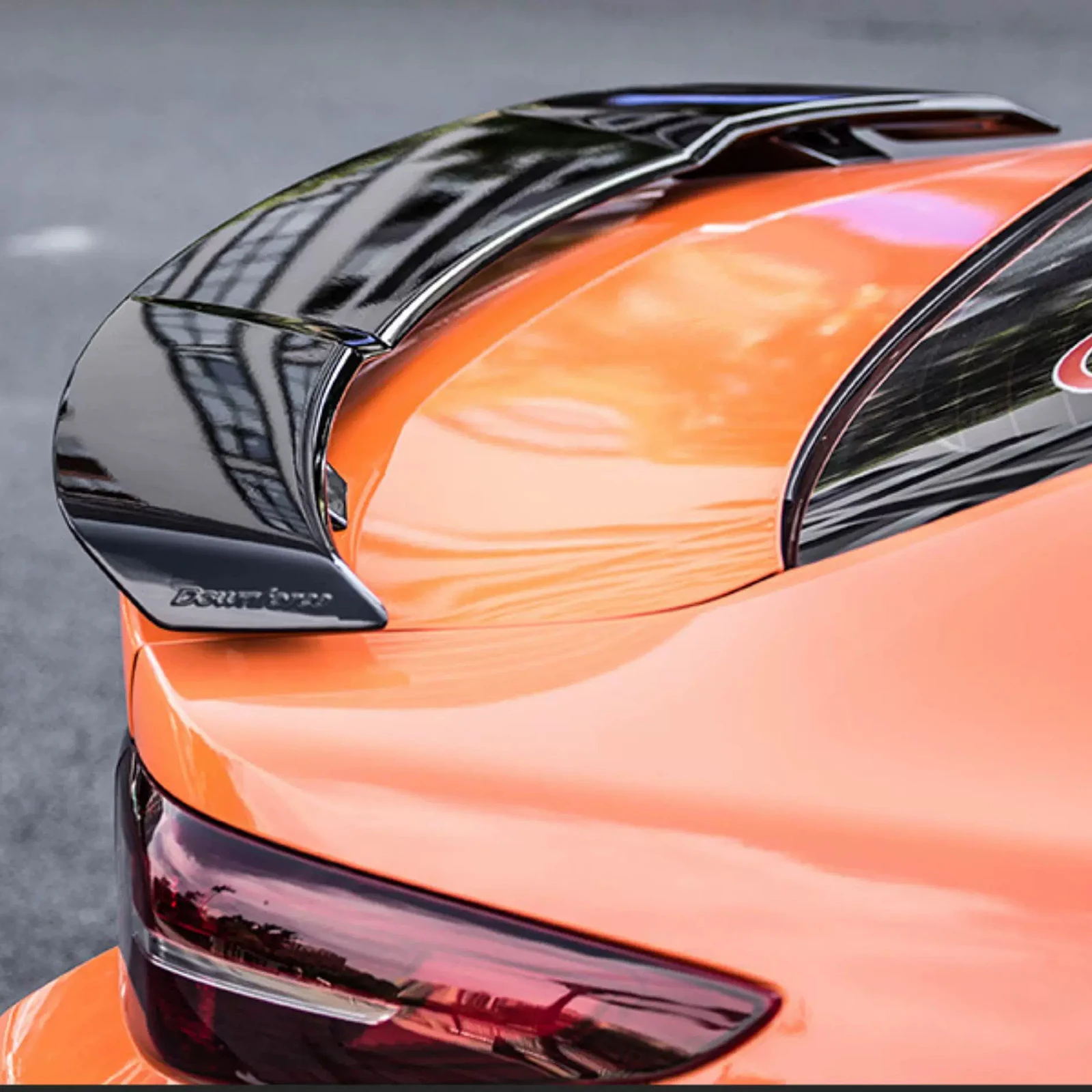 For Subaru Legacy 2015-2019 Rear Trunk Lid Spoiler Wing Gloss Black Tail Boot Tailgate Upper Splitter Lip YOFER Body Protector