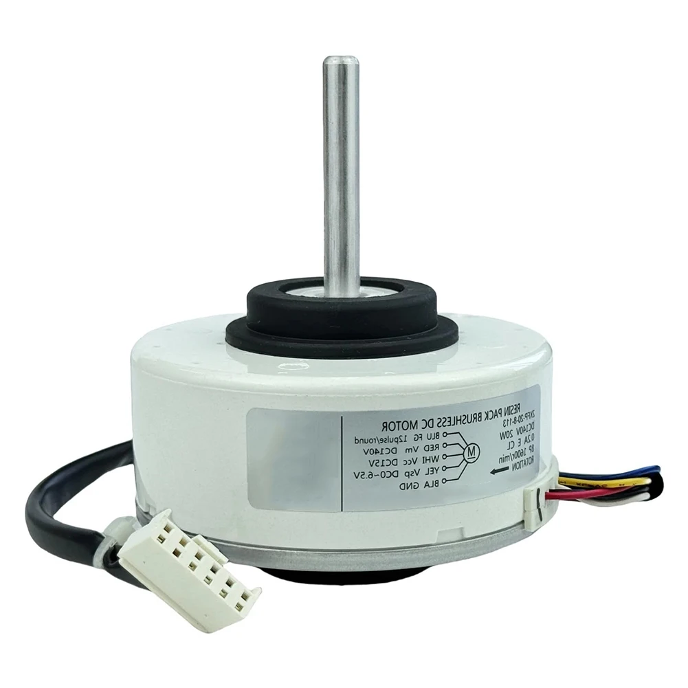 For Midea-Compatible Brushless DC Motor ZKFP 20 8 113 for Indoor Air Conditioner Fan Assembly DC 140V 20W 8-Pole 1600 RPM Motor