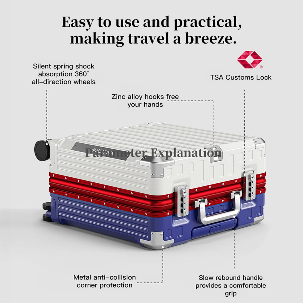 SUSH Mallorca маленький 18-дюймовый чемодан, женский чемодан для ручной клади, чемодан на колесиках на короткие расстояния, деловой чемодан с кодовым замком,
