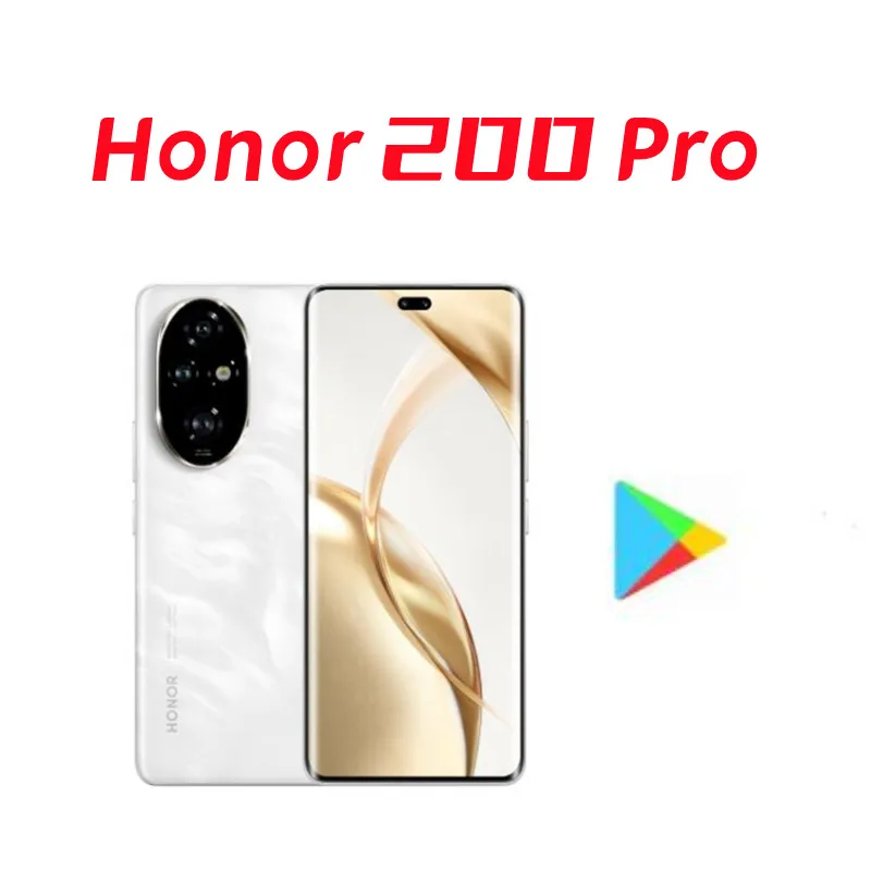هاتف محمول Honor 200 Pro 5G جديد بشاشة 6.78 120 هرتز سنابدراجون 8s Gen 3 كاميرا 50 ميجابكسل بطارية 5200 مللي أمبير في الساعة شحن NFC 100 وات