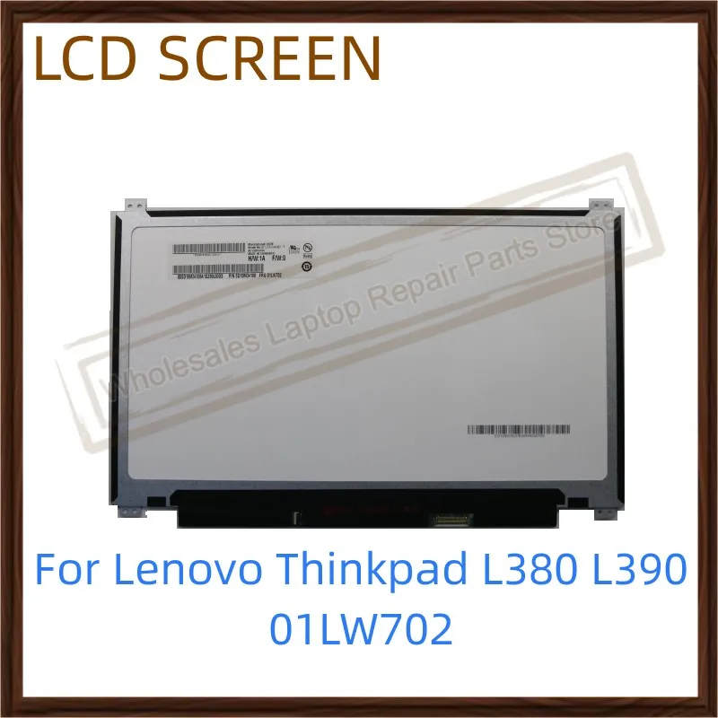 

13.3" For Lenovo Thinkpad L380 L390 Laptop LCD Screen B133HAK01.1 FRU 01LW702 FHD 40pin LCD Display Matrix Replacement