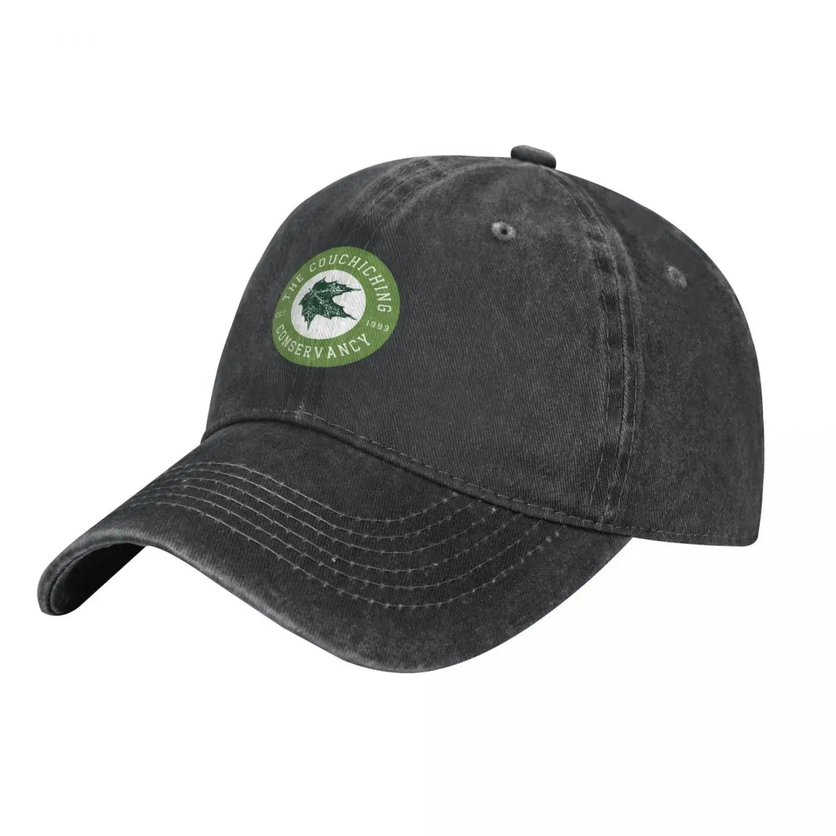 

Couchiching Conservancy Green Circle Design Cowboy Hat western Hat Custom Cap Boy Women's