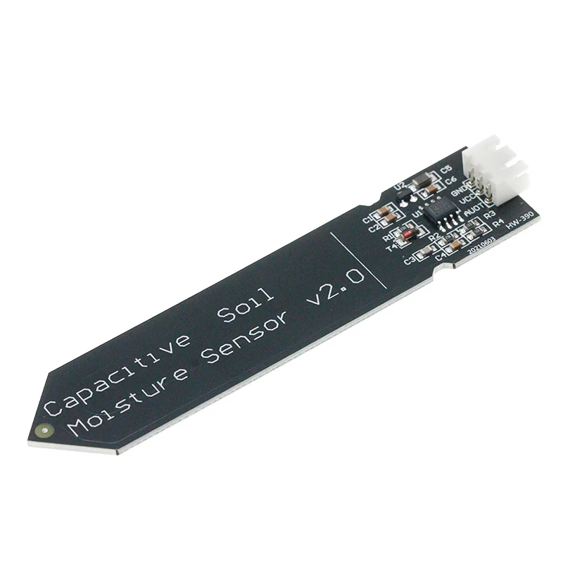 Capacitive Soil Moisture Sensor Module Not Easy to Corrode Wide Voltage Wire 3.3~5.5V Corrosion Resistant W/ Gravity forArduino