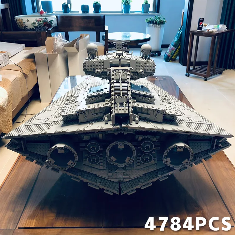 UCS الإمبراطورية المدمرة Moc عرض اللبنات الطوب لعبة سوبر عظيمة في نهاية المطاف المركبة الفضائية هدايا عيد الميلاد #5