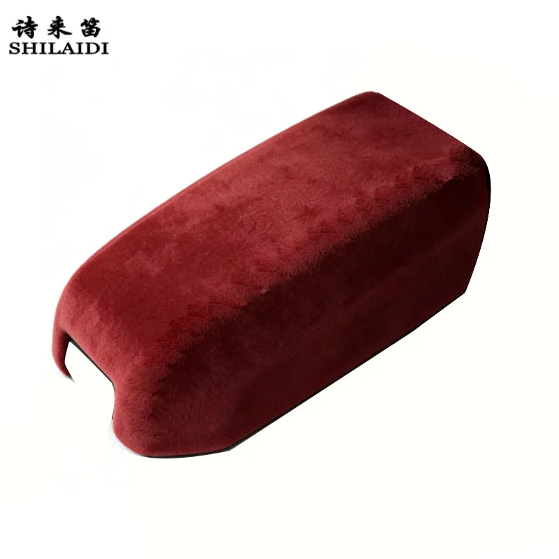 Suede leather Car Wrapping Plastic For volvo XC90 2004-2013 Center Console Stowing Tidying Armrest Box cover Sticker Accessories