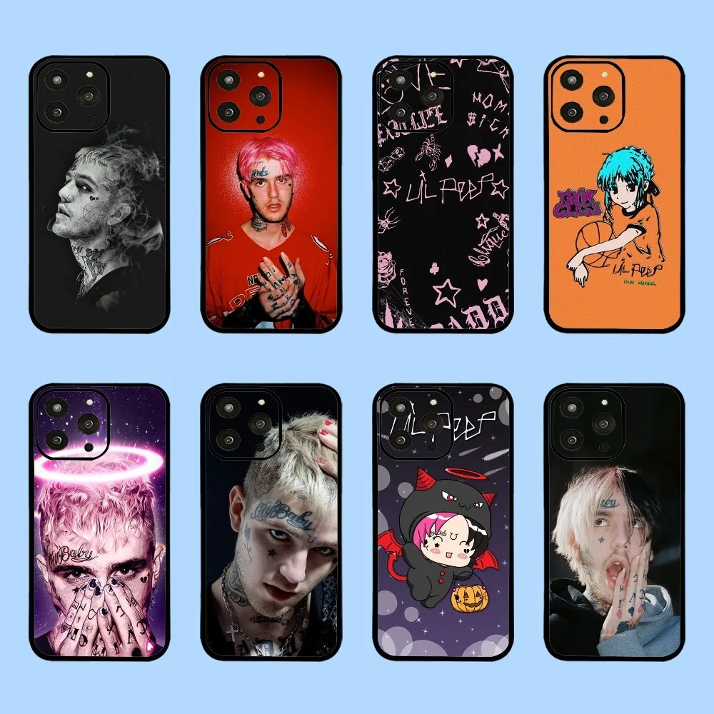 

Rapper L-Lil Peep Phone Case For Iphone 15 11 13 14 Pro Max 7 8 Plus X Xr Xs Max Se2020 12mini Cover Case