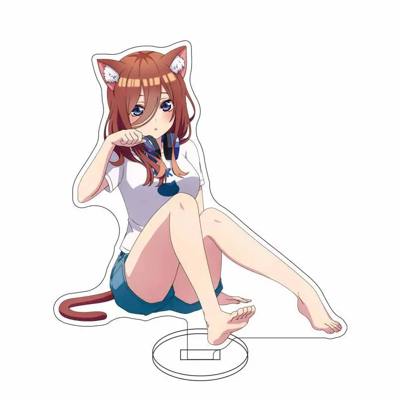 16CM Anime Acrylic Stand The Quintessential Quintuplets Nakano Itsuki Nakano Yotsuba Nakano Ichika Cos Figure Ornaments Gifts - view 6