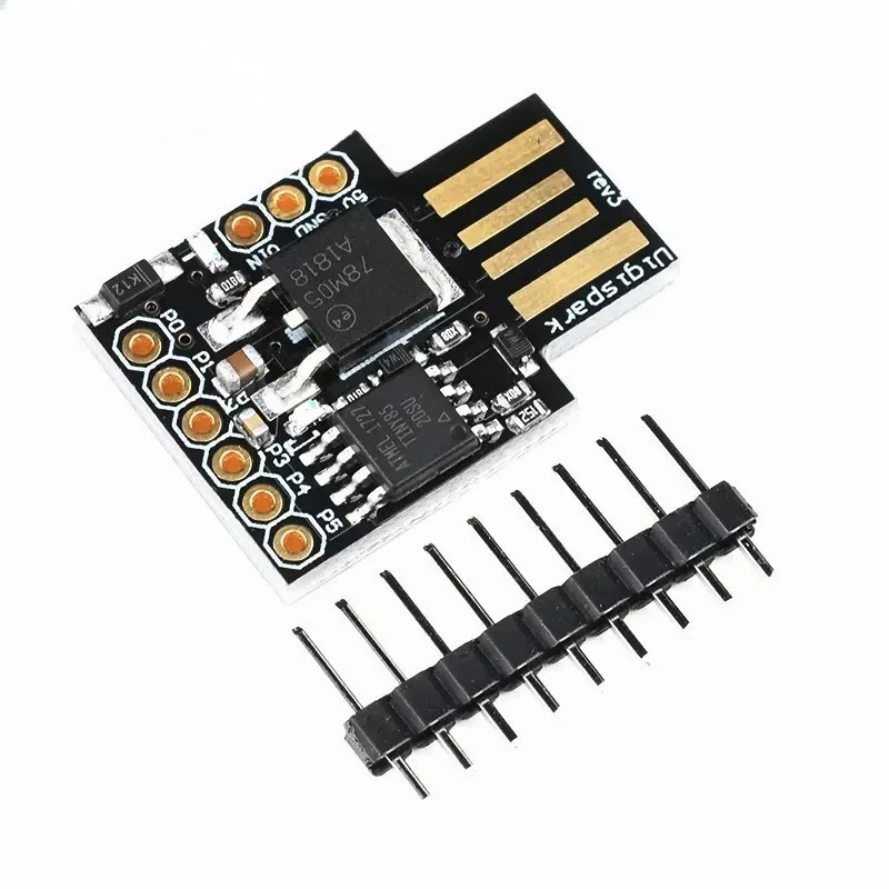 Imagem -04 - Placa de Desenvolvimento Digispark Kickstarter Módulo Attiny85 para Arduino Usb 10 Pcs