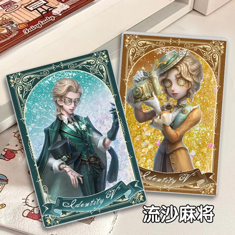 

Anime Game Identity V Cosplay Knight Alice Derose Reporter Postman Victor Grantz Acrylic Flowing Sand Mahjong Souvenir Gift