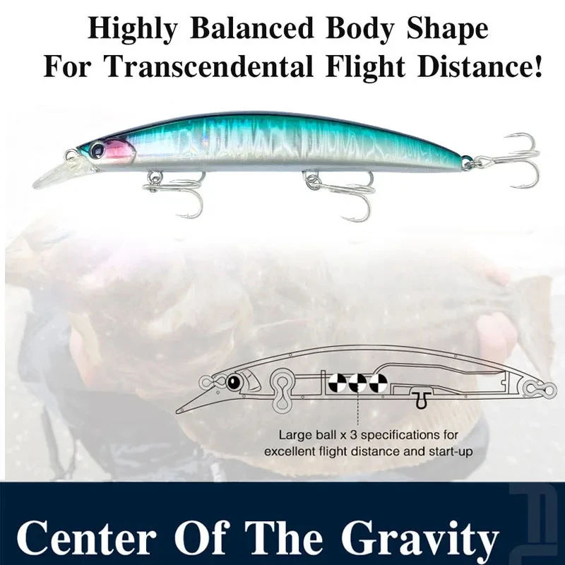 13 سنتيمتر 23 جرام Jerkbait العائمة أسماك الصيد إغراء Ima جيودو 130MD المتذبذب ل القاروص الأصفر بونيتو KingFish Leerfish Amberjack