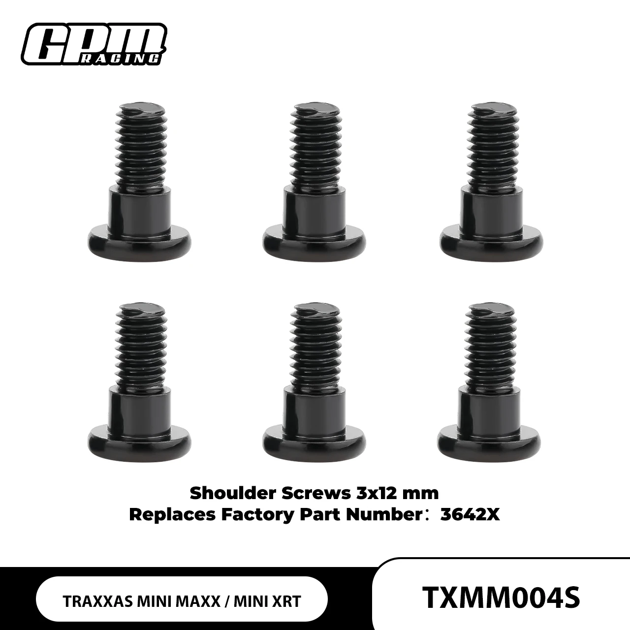 

GPM 4140 ВИНТЫ для плесени из углеродистой стали 3X12 мм для TRAXXAS MINI MAXX/XRT-78086-4