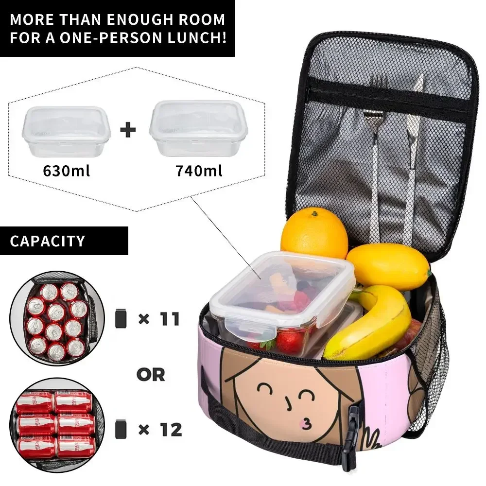 chiamato Borse per il pranzo isolate Borsa termica Contenitore per il pranzo Enfermera En Apuros Dottore Infermiere Salute medica Tote Lunch Box College