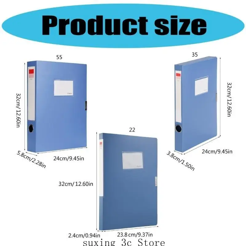 Multifunctional Document Organizers File Folder Document Filing Box Music Storage Folder File Box for School Office