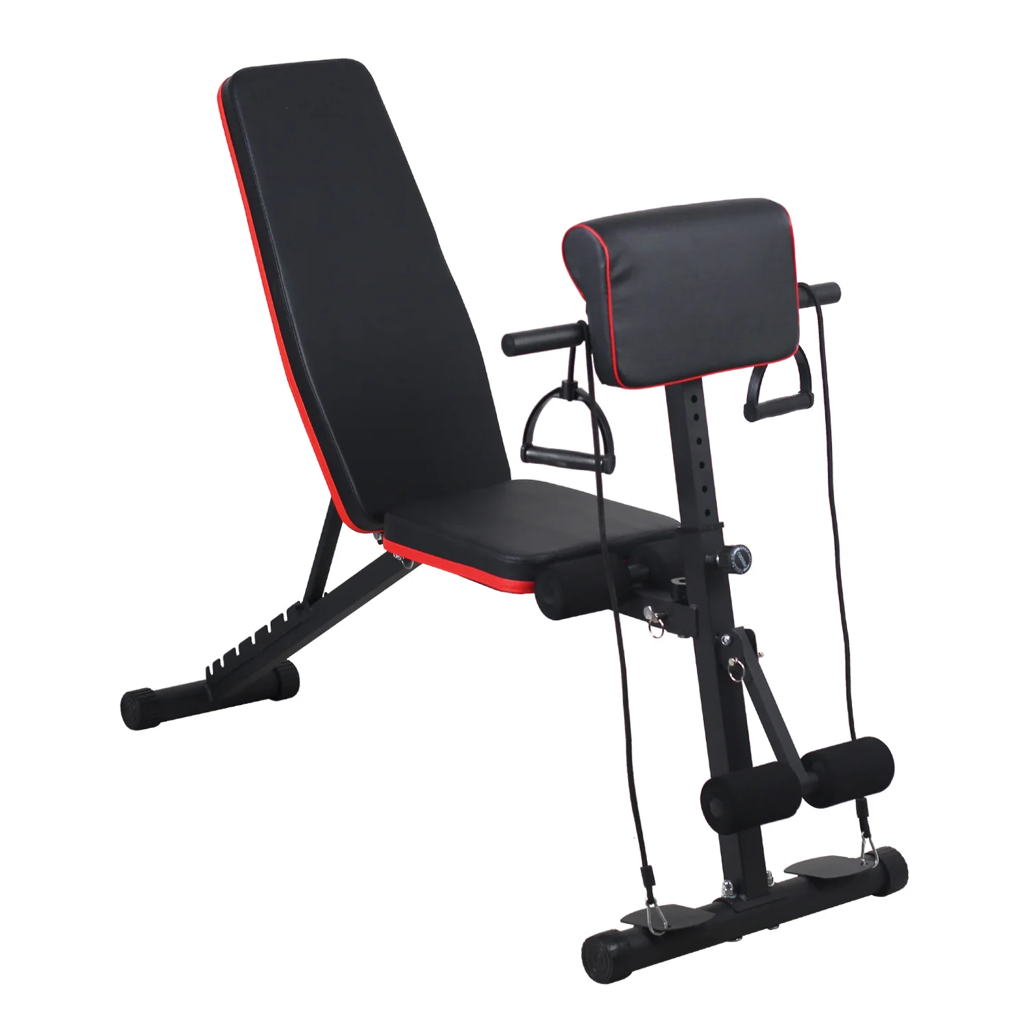 

New Style Commercial Metal Gym Equipment Adjustable Sit-Up Bench Dumbbell Stool Leg Support Foldable 120kg Capacity Bodybuilding