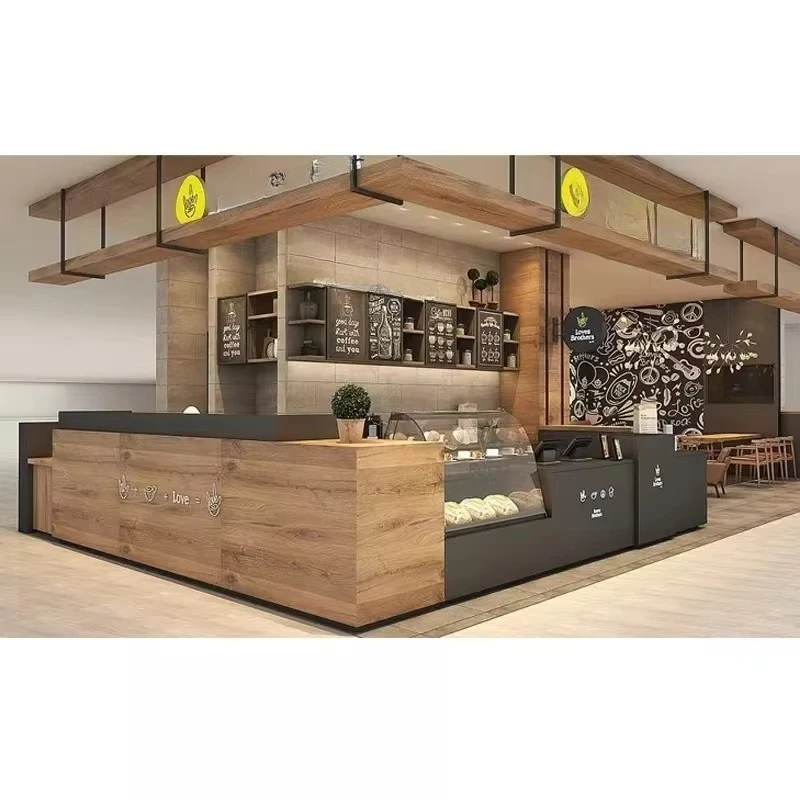2026 New Custom Design LED Lighting Ice Cream Display Cabinets for Coffee Beverage Milk Tea Dessert Shopping Mall Showroom Glass