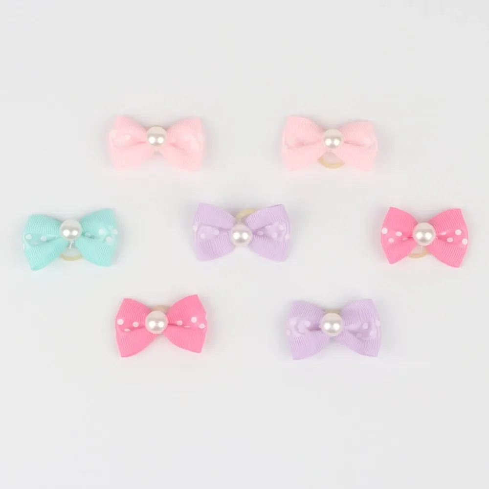 Small Dogs Grooming Bows Hair Yorkshire Accessories For Pets Supplies Hair Clips Grooming Table Bows honden strikjes animaux Dog