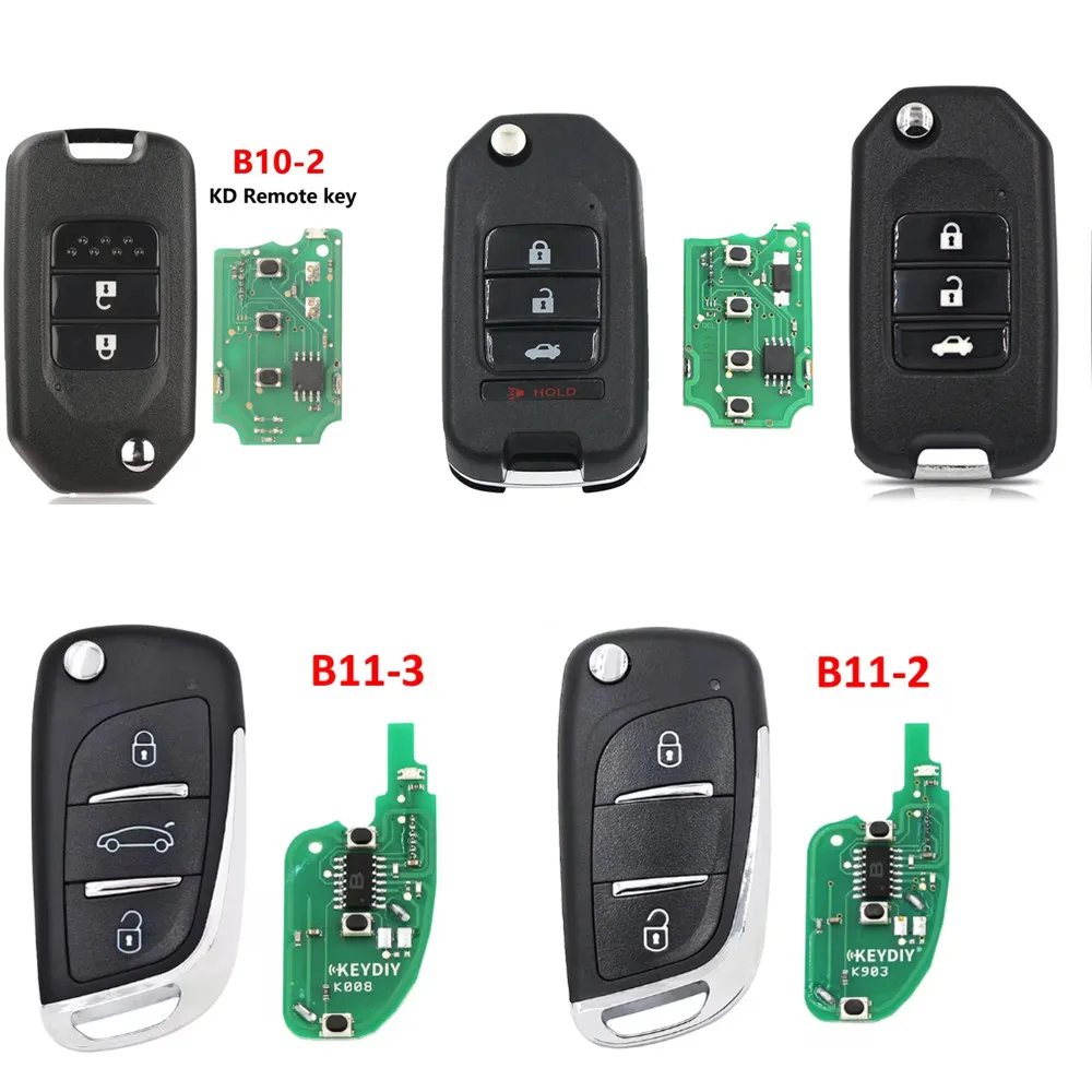 

5 шт. стандартный дистанционный ключ B10-2 B10-3 B10-4 B08-4 B11-3 B11-2 для программатора ключей KD900/KD MINI/KD-X2 серии B, пульт дистанционного управления