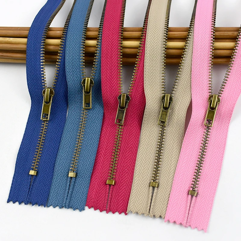 2/3/5P 3 # 5 # 20 سنتيمتر الخياطة المعادن سستة الملابس السراويل إغلاق البريدي معطف جيب الديكور البريدي إصلاح أطقم DIY بها بنفسك الملابس والاكسسوارات #2