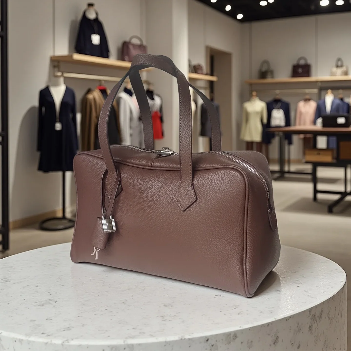 فيكتوريا الجلود وسادة مستطيلة حقيبة يد المرأة حقيبة كتف تحت الإبط حقيبة لينة بولي Material المواد نمط محايد الحد الأدنى