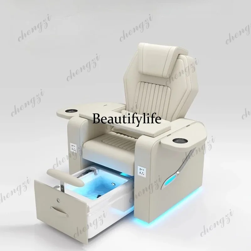 K182 Luxury Intelligent Manicure Table Multi-functional Sofa Nail Art Beauty Manicure Table Comfort Foot Bath Furniture