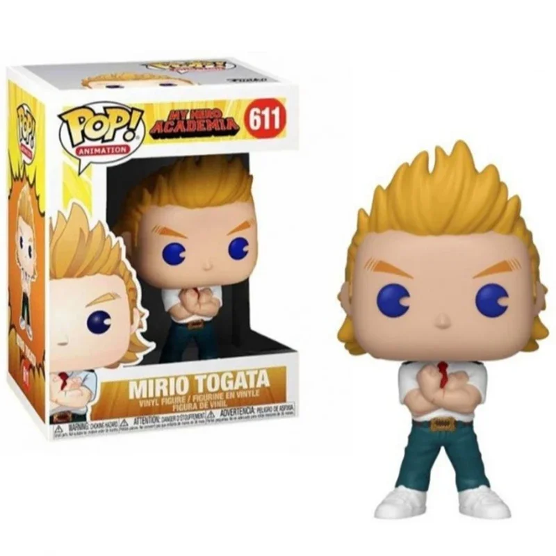 NEU eingetroffen FUNKO POP My Hero Academia Animation Mirio Togata # 611 Limited Vinyl Puppen Actionfigur Modell Spielzeug für Kinder Gif