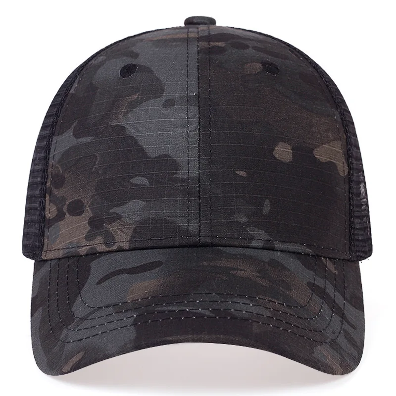 Baseball Cap Street Hipster Summer Camo Truck Net Hat Shade Hip Hop Hat Summer Camo Shade Outdoor Hat