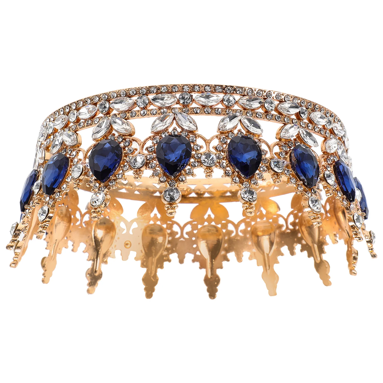 

Rhinestone Tiara Bride Crown Headband Vintage Bridal Crowns Wedding Headbands for Women Headpiece Headwear Headdress Hair
