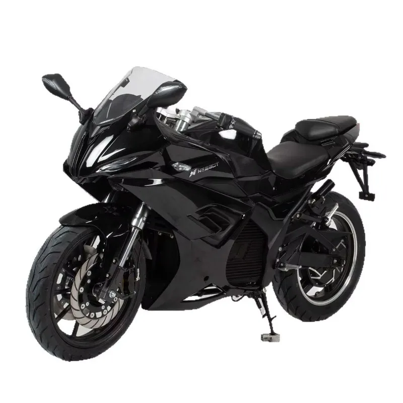 EEC Factory's Customized 2000W Electric Racing Motorcycle 72V Lithium Battery Power Source Speeds 80km/h New Condition Adults