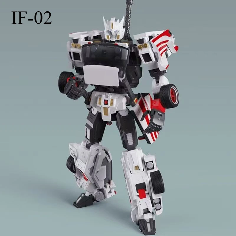 【Spot】 변형 장난감 IF-02A IF-02A 웨이브 검객 움직이는 휴머노이드 장난감 드리프트 움직이는 로봇 모델 오리지널 박스