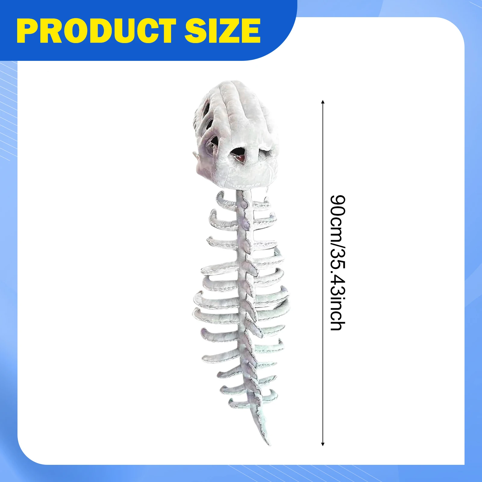 

Костюм скелета динозавра, забавная маска для косплея, скелет позвоночника для маскарада, мероприятия на открытом воздухе, Рождество