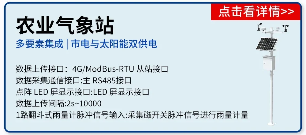 Agricultural weather station Automatic rainfall, monitoring field integrated forest fire weather station