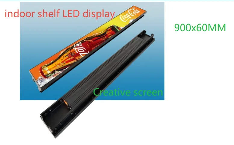 

Креативный экран для внутренней полки, светодиодный дисплей, светодиодный дисплей 900x60 мм, светодиодная панель