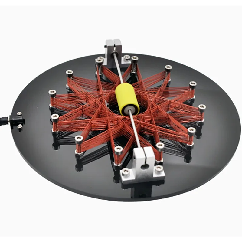 تجربة الكهرومغناطيسية محرك لفائف مغناطيسي أداة تعليمية مختبر المدرسة المتوسطة الأسلاك النحاسية التجريبية #1