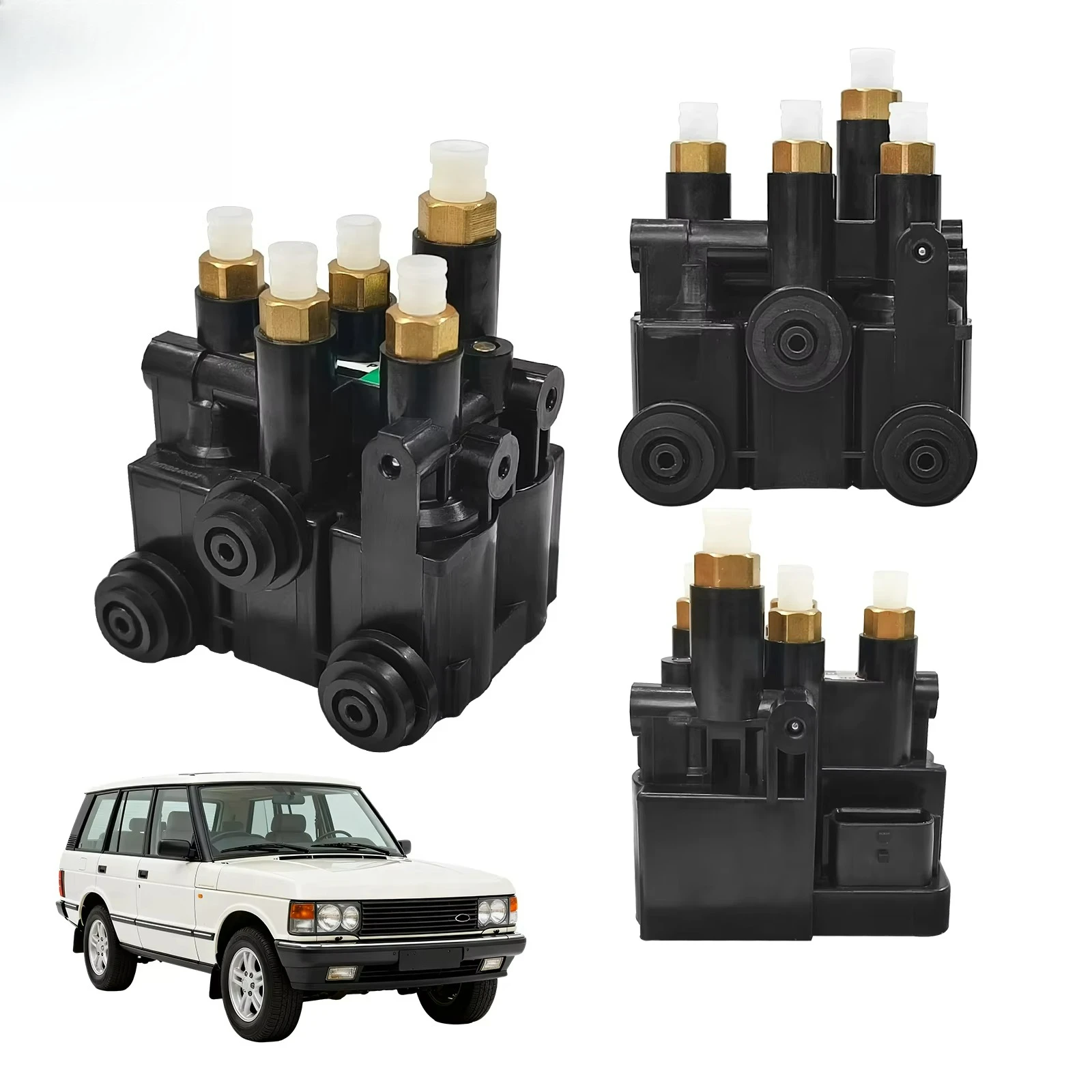 Valve Block Air Suspension Solenoid Valve for Land Rover LR070246 LR113342