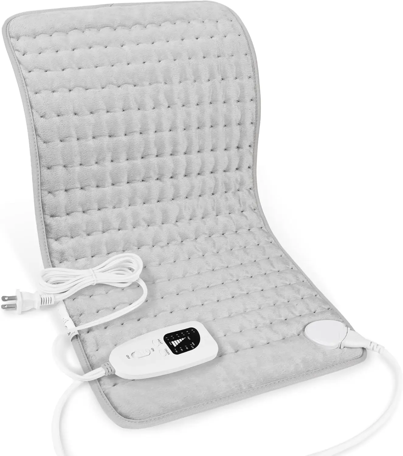 

Moist Heating Pad for Back, Neck, Abdomen - 6 Temp Settings, Auto Shut Off, Machine Washable