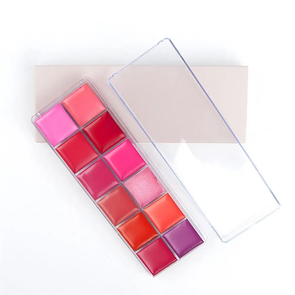 

Moisturizing 12 Colors Lip Mud Female Korean Cosmetics Lip Glaze Lip Gloss Palette Lipstick Velvet Matte Lipgloss Lip Tint
