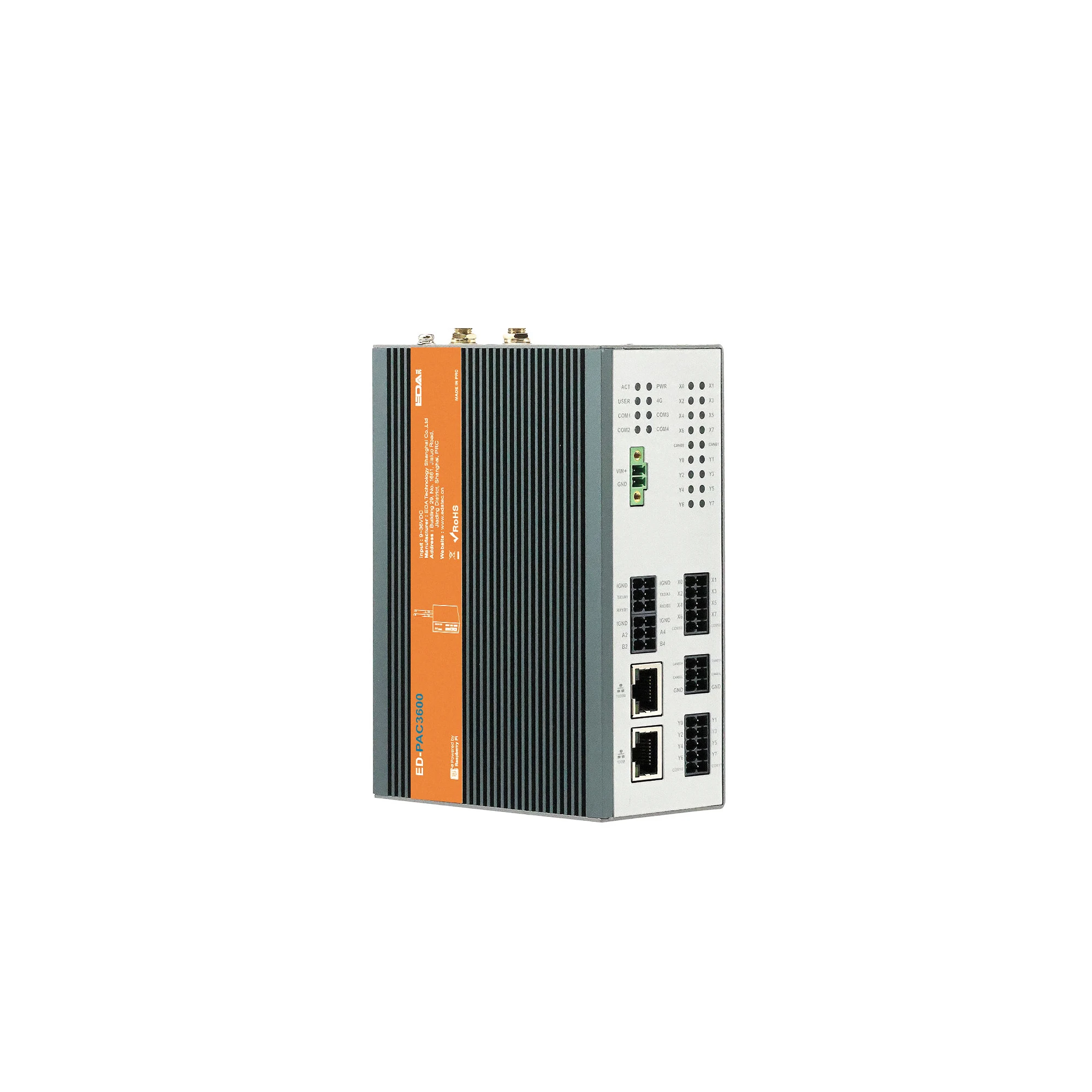 Chipboard ED-PAC3630 Based on Raspberry Pi CM5 Supports MQTT, Modbus TCP ,RS232/RS485 CODESYS Programmable Automation Controller